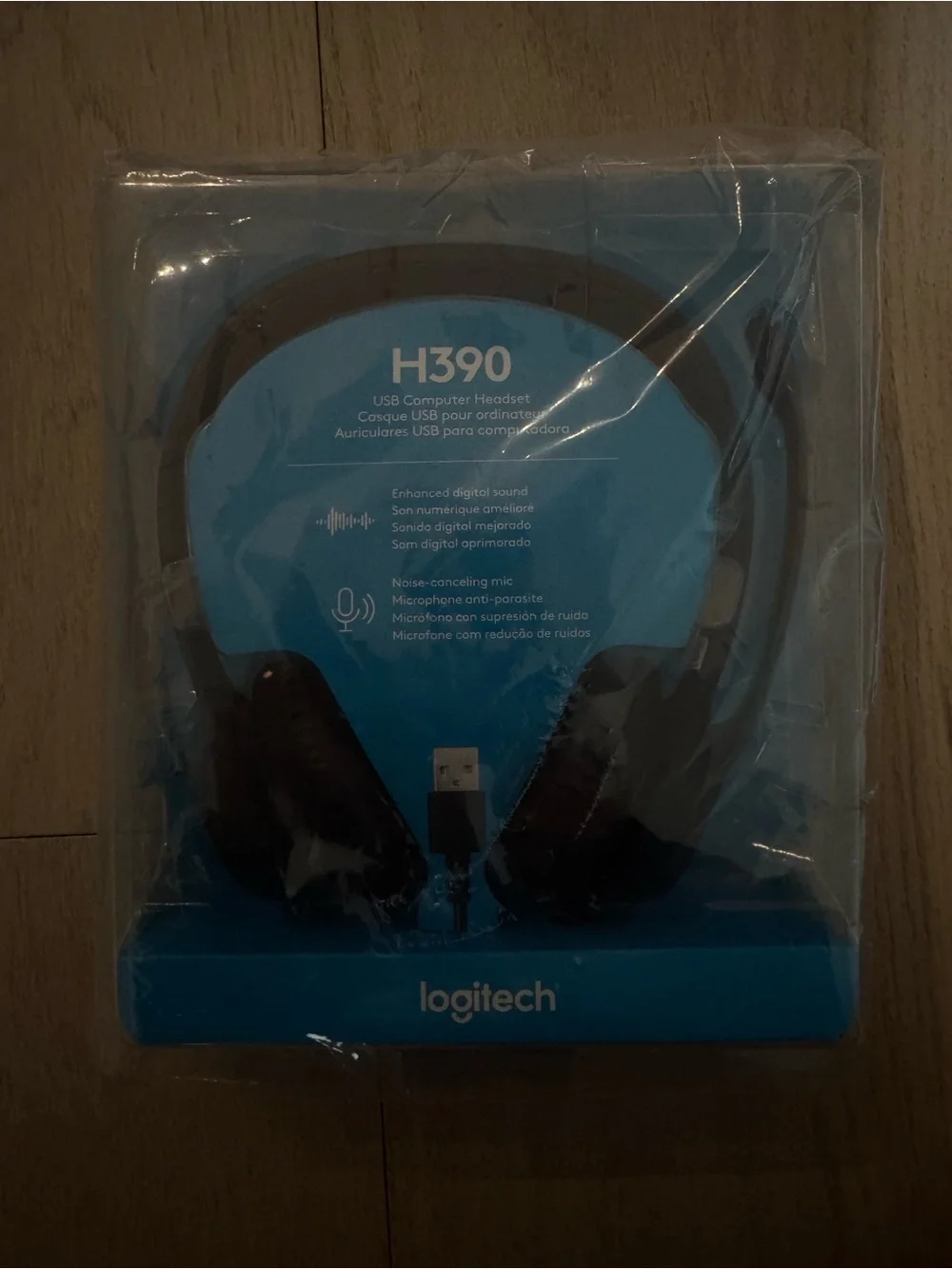 Logitech H390 USB Headset - Black
